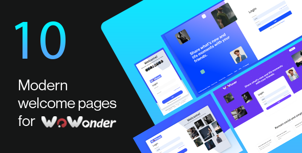 Wonderful - The Ultimate Welcome Page Themes For WoWonder icon