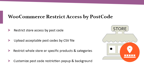 WooCommerce Plugin: Restrict Store / Catalog Access by Post Code icon