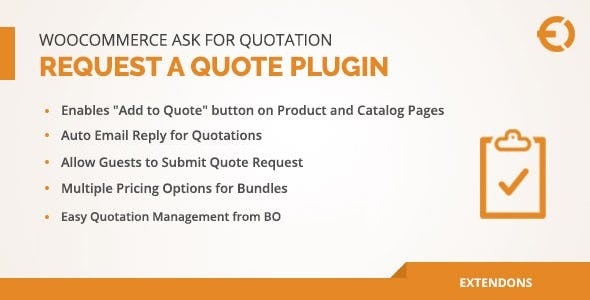 WooCommerce Request a Quote Plugin - Ask for Quotation icon