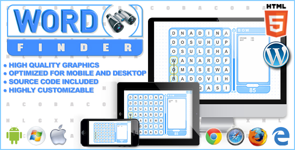 Word Finder - HTML5 Word Game icon