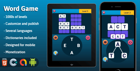 Word Game - HTML5 game (Construct 3) icon