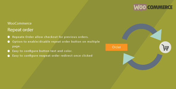 WordPress WooCommerce Repeat Order Plugin icon