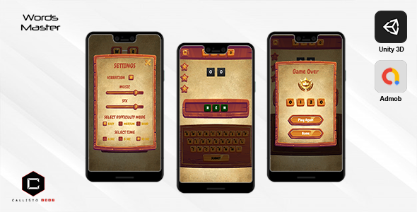 Words Master - Guess Words Game (Unity 3D + Admob) icon