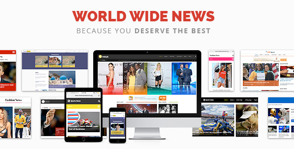 World Wide News - Magazine Responsive WordPress Theme icon