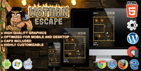 Wothan Escape - HTML5 Construct 2 Skill Game icon