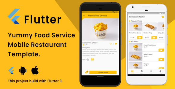 Yummy Food Services UI Template icon