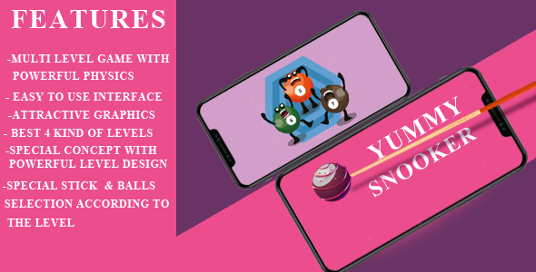 Yummy Snooker Game Template icon