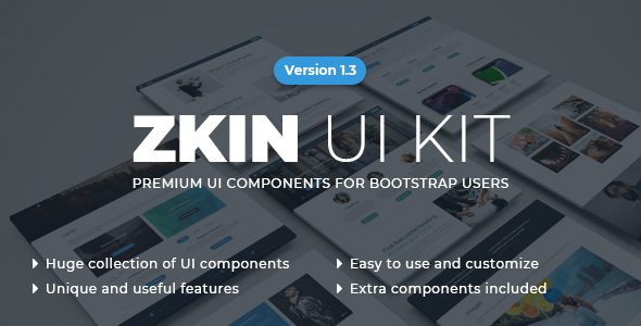 ZKIN - Bootstrap 4 Skin & UI Kit icon