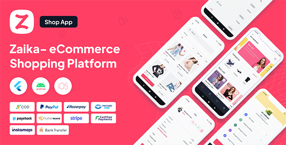 Zaika - Laravel eCommerce Shop Flutter App icon