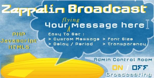 Zeppelin Broadcast Instant Messages icon