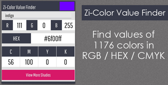 Zi-Color Value Finder icon