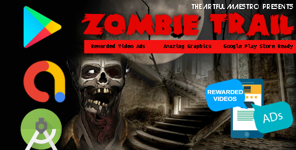 Zombie Trail - Android Studio - AdMob Ads Reward Video icon