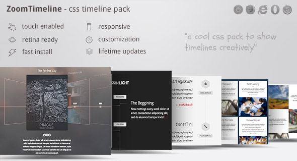 ZoomTimeline - CSS Timeline Pack icon