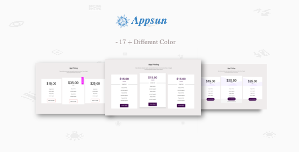 appsun - Pure CSS Showcase icon
