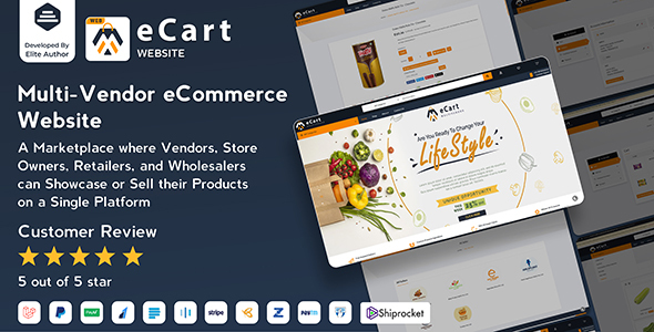 eCart Web - Multi Vendor eCommerce Marketplace