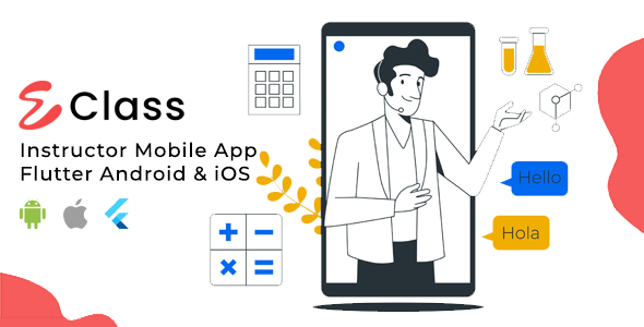 eClass LMS Instructor Mobile App - Flutter Android & iOS image