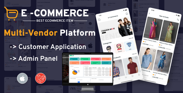 eCommerce - Multi vendor ecommerce iOS App with Admin panel