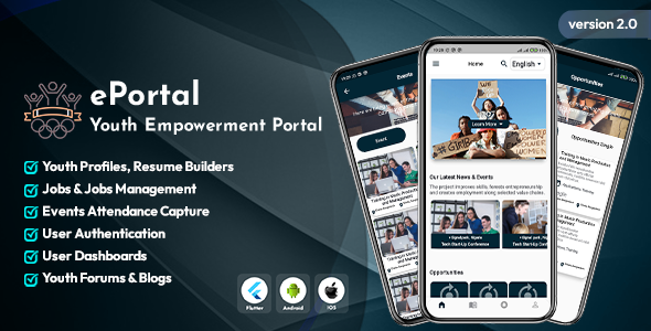 ePortal - Youth Empowerment Portal Flutter App icon