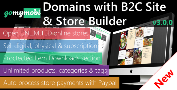 gomymobiBSB (v3): B2C Site & Store Builder with Domains, Element Builder, Paypal, Chat icon