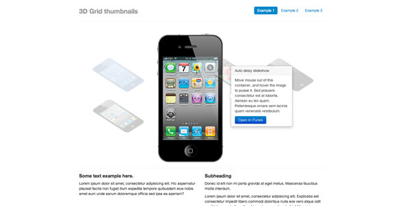 jQuery 3D Grid Card Plugin icon
