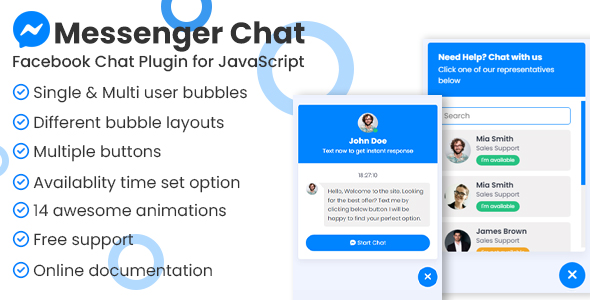 mSupport - Facebook Messenger Help & Support Plugin for JavaScript icon