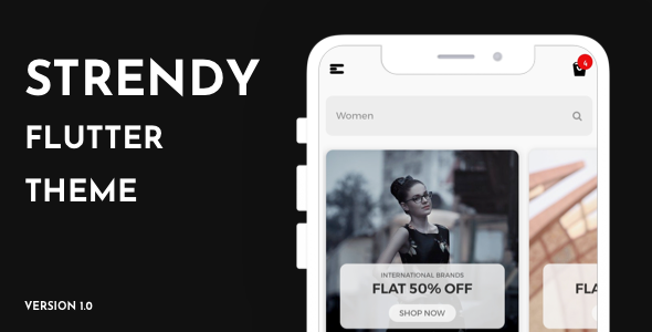 sTrendy Flutter Theme/Template icon