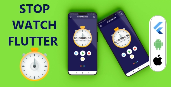 stopwatch flutter app with admob icon