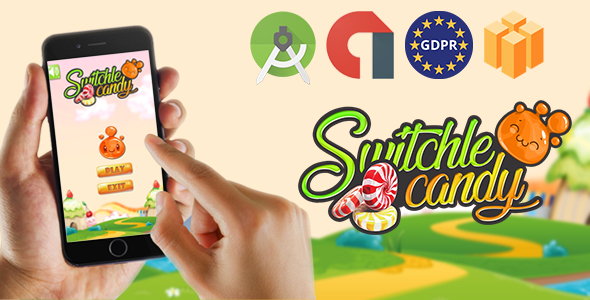 switchle candy - Admob Banner & Interstitial (Android Studio Project +GDPR ) icon