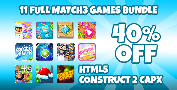 11 Match 3 Full Version Games With CAPX icon