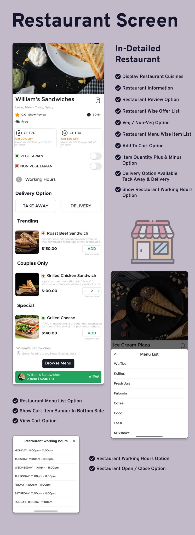 Multi Restaurant - Food ordering Flutter App with Admin Panel - 8