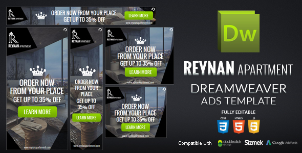 HTML5 Banner Dreamweaver Template v2 icon