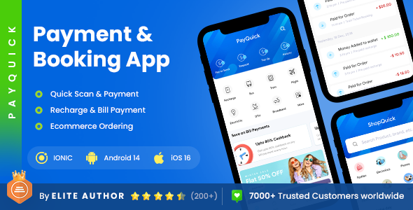 2 App Template | Online Bill Payment App | Recharge App | Booking App| Wallet App | PayQuick icon