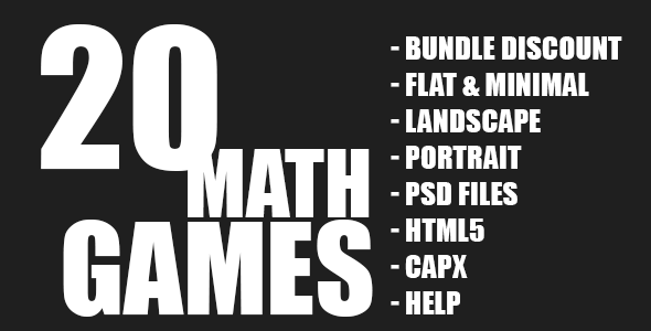 20 Math Games Bundle Collection icon