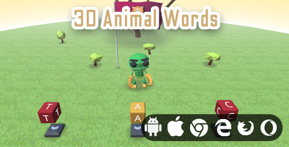 3D Animal Words - Realistic Educational Game icon