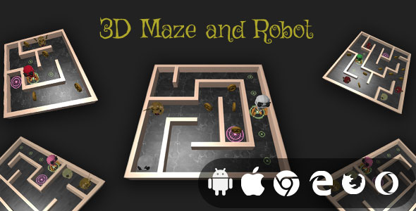 3D Maze And Robot - Cross Platform Realistic Maze Game icon