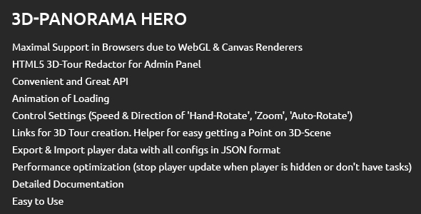 3D-Tour Hero | Script of WebGL Based Virtual Tour + Visual Constructor icon