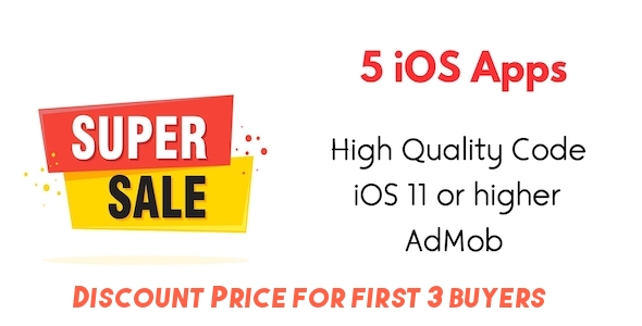 5 iOS Apps Source Code Bundle icon