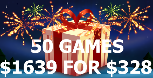 50 Games Bundle $1639 For $328 icon