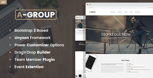 A-Group - Business Company WordPress theme icon