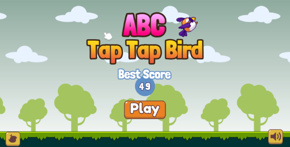 ABC Tap Tap Bird - Flappy Bird Style Game for English learning | CONSTRUCT 3 | HTML5 | C3P | APK icon