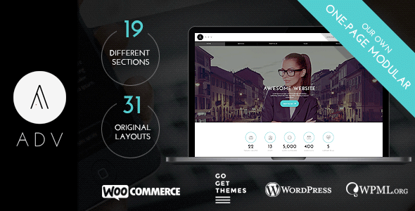 ADV - Multipurpose One Page WordPress Theme icon