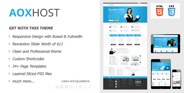 AOX HOST - A Professional Hosting Theme + WHMCS icon