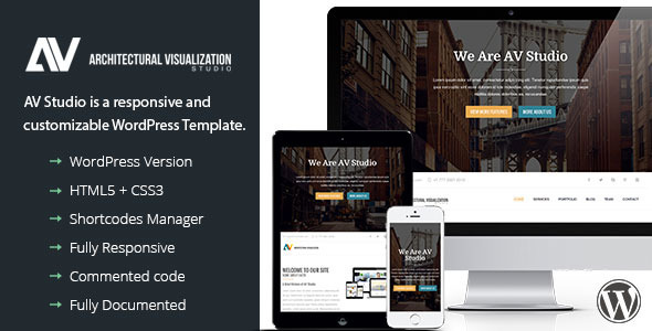 AV Studio - One Page WordPress Theme icon