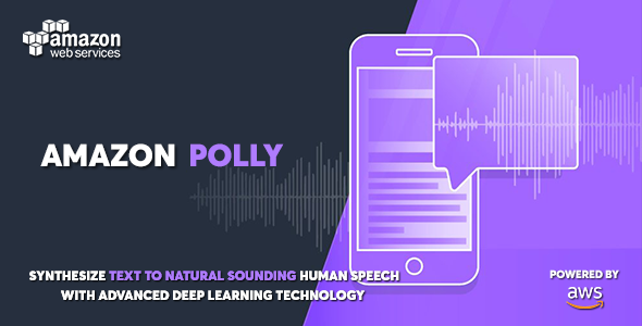 AWS Amazon Polly - Text to Speech Converter icon