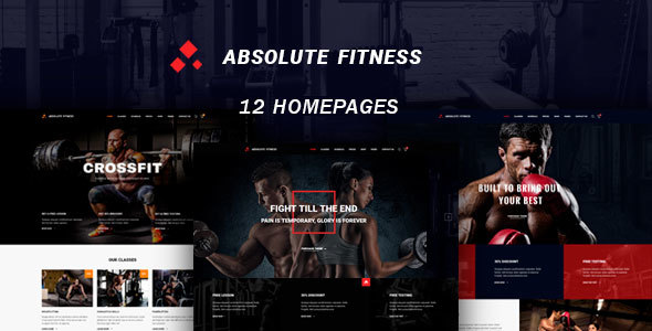 Absolute Fitness - Fitness Multipurpose WordPress Theme icon
