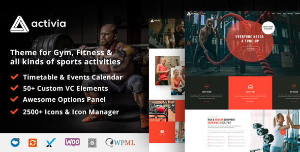 Activia - Gym and Fitness WordPress Theme icon