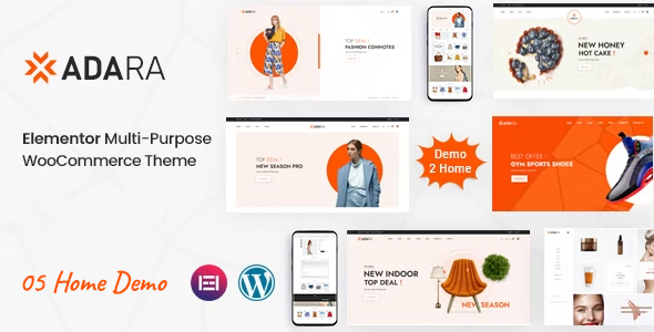 Adara - Elementor Multipurpose WooCommerce Theme icon