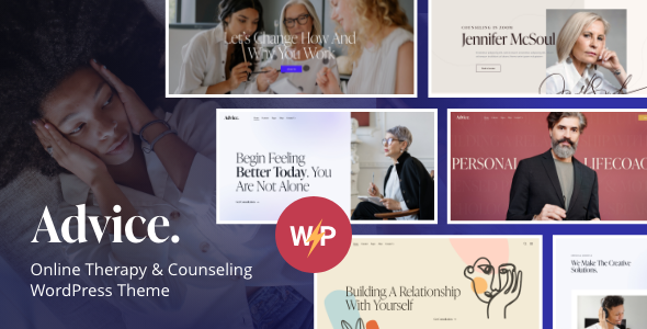 Advice - Online Therapy & Counseling WordPress Theme icon