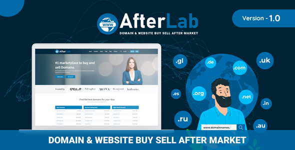 AfterLab - Domain & Website Buy Sell After Marketplace icon