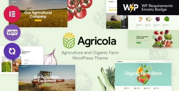 Agricola - Agriculture and Organic Farm WordPress Theme icon